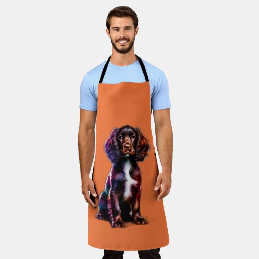 Boykin Spaniel Dog Schürze (Getragen)