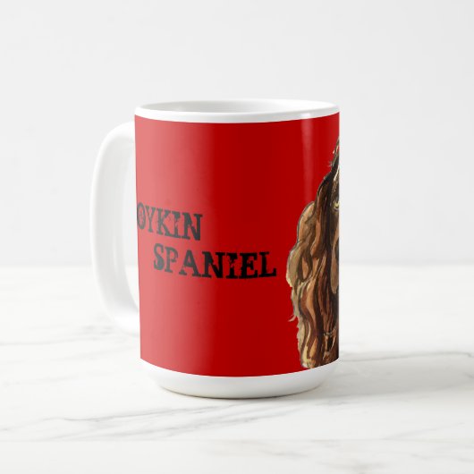 Boykin Spaniel Farbblock Kaffeetasse (Vorderseite Links)