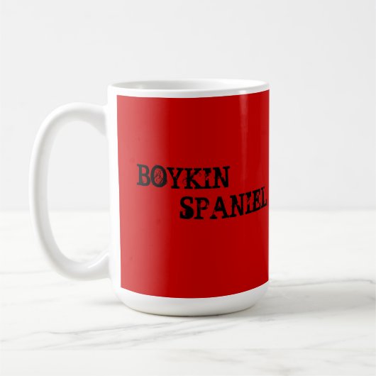 Boykin Spaniel Farbblock Kaffeetasse (Links)
