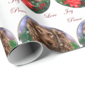 Boykin Spaniel Frohe Weihnachten Geschenkpapier (Rolleneckpunkt)