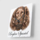 Boykin-Spaniel-Geschenke Quadratische Wanduhr (Winkel)