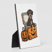 Boykin Spaniel Halloween Fotoplatte (Seite)