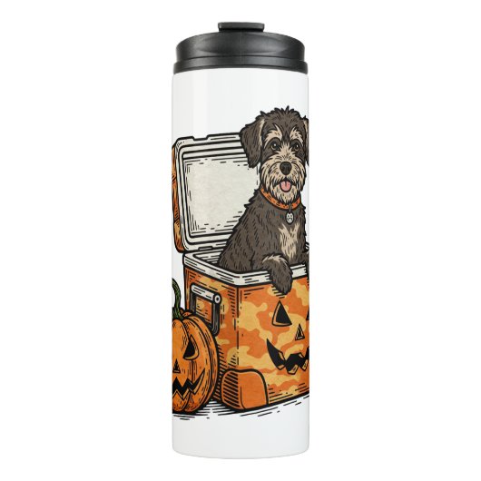 Boykin Spaniel Halloween Thermosbecher (Vorderseite)
