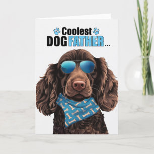Boykin Spaniel Hund Coolster Vater je Vatertag Feiertagskarte