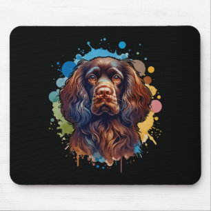 Boykin Spaniel Hund Kunst Comfort Colors Erwachsen Mousepad