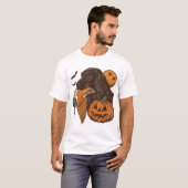 Boykin Spaniel Jagd Hund mit Ente Hallo Jagd T-Shirt (Vorne ganz)