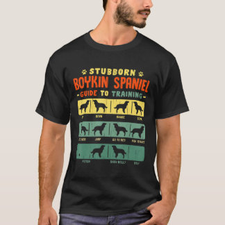 Boykin Spaniel Mama Vater Funny Stubborn Vintag Tr T-Shirt
