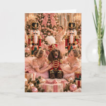 Boykin Spaniel Nussknacker Weihnachtskarte