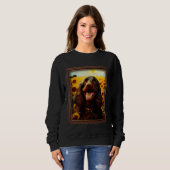 Boykin Spaniel Painting Sunflower Flower Mom Women Sweatshirt (Vorne ganz)