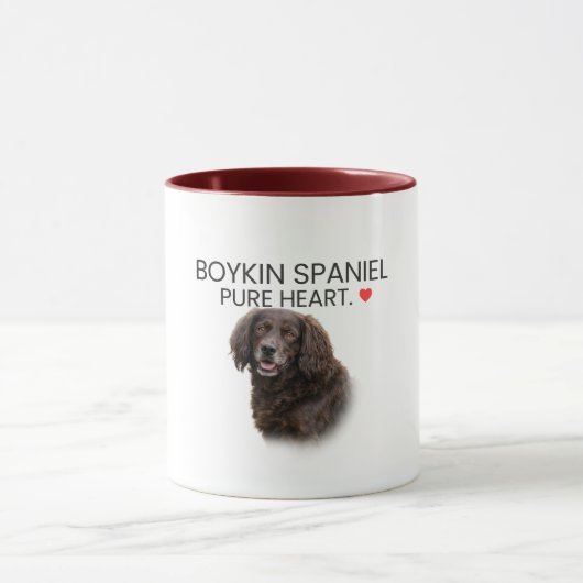 Boykin Spaniel Reines Herz Kaffeetasse (Zentrum)