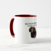 Boykin Spaniel Reines Herz Kaffeetasse (Vorderseite Links)
