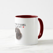Boykin Spaniel Reines Herz Kaffeetasse (VorderseiteRechts)