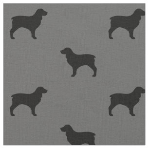 Boykin Spaniel-Silhouette-Muster Stoff