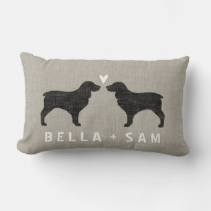 Boykin Spaniel Silhouetten Liebe Lendenkissen
