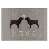 Boykin Spaniel Silhouetten Liebe