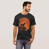 Boykin Spaniel und Mond Halloween Hundeliebhaber G T-Shirt (Vorne ganz)