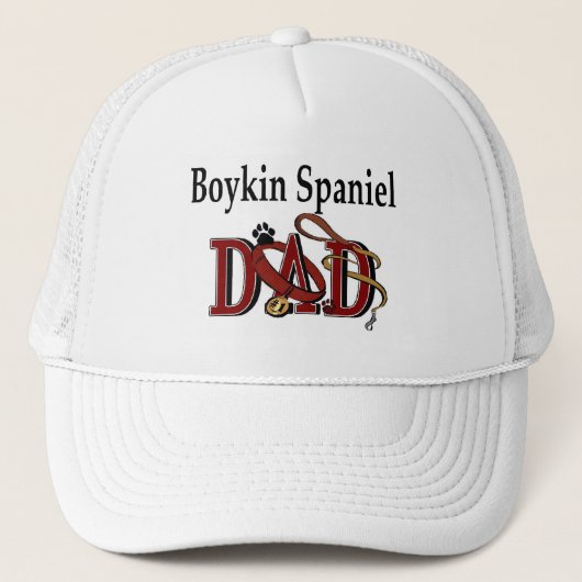 Boykin Spaniel Vater Hat Truckerkappe (Vorderseite)
