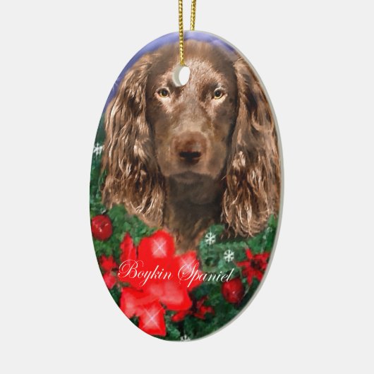 Boykin Spaniel Weihnachtsgeschenke Ornament (Links)