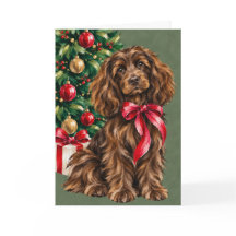Boykin Spaniel Weihnachtskarte