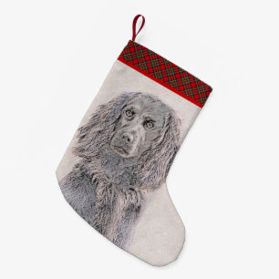 Boykin Spanische Malerei - Niedliche Hundekunst Kleiner Weihnachtsstrumpf
