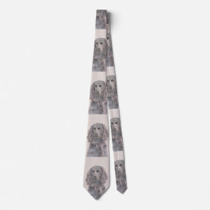 Boykin Spanische Malerei - Niedliche Hundekunst Krawatte