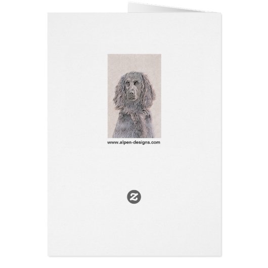 Boykin Spanischmalerei - Niedliche Original Dog Ar (Hinten)