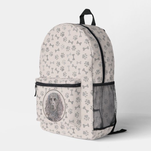 Boykin Spanischmalerei - Niedliche Original Dog Ar Bedruckter Rucksack (Rückseitige Ecke Rechts)