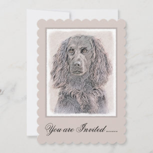 Boykin Spanischmalerei - Niedliche Original Dog Ar Einladung