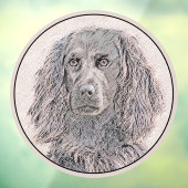 Boykin Spanischmalerei - Niedliche Original Dog Ar Fensteraufkleber (Blatt 3)