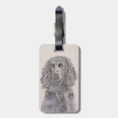 Boykin Spanischmalerei - Niedliche Original Dog Ar Gepäckanhänger (Rückseite vertikal)