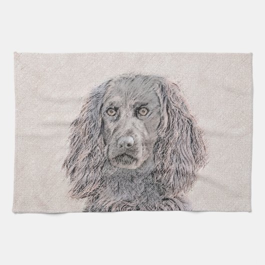 Boykin Spanischmalerei - Niedliche Original Dog Ar Geschirrtuch (Horizontal)