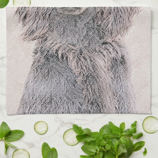 Boykin Spanischmalerei - Niedliche Original Dog Ar Handtuch (Gefaltet)