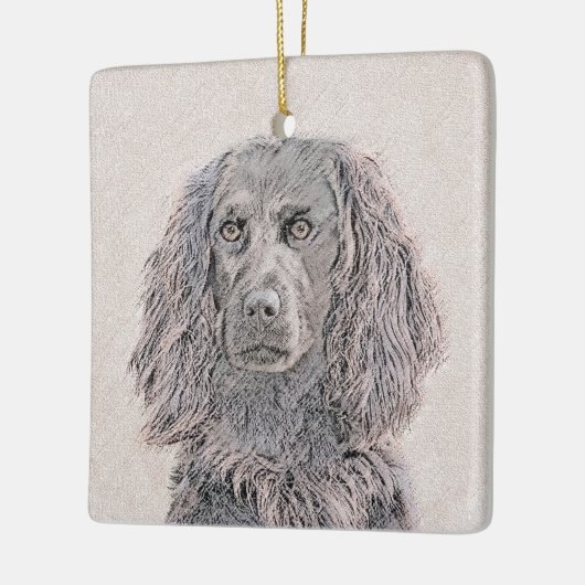 Boykin Spanischmalerei - Niedliche Original Dog Ar Keramikornament (Links)