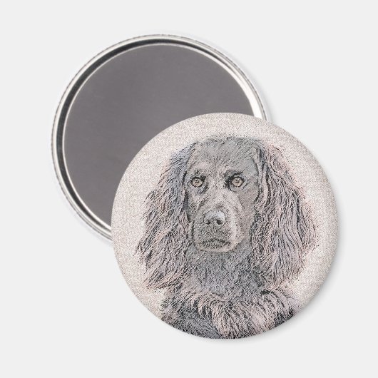 Boykin Spanischmalerei - Niedliche Original Dog Ar Magnet (Vorderseite/Rückseite)