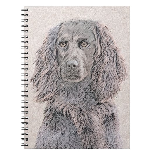 Boykin Spanischmalerei - Niedliche Original Dog Ar Notizblock (Vorderseite)