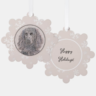 Boykin Spanischmalerei - Niedliche Original Dog Ar Ornament Karte