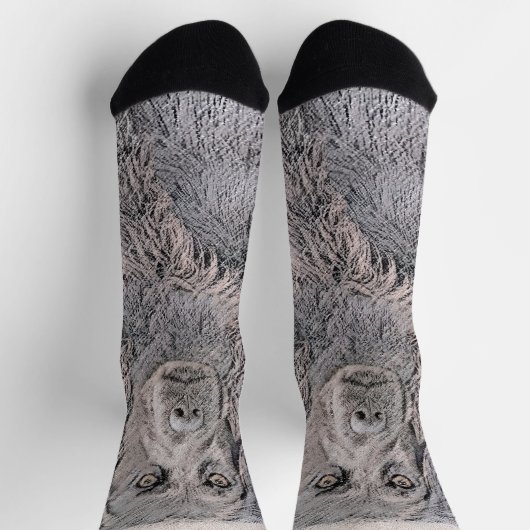 Boykin Spanischmalerei - Niedliche Original Dog Ar Socken (Oben)