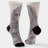 Boykin Spanischmalerei - Niedliche Original Dog Ar Socken (Gewinkelt)