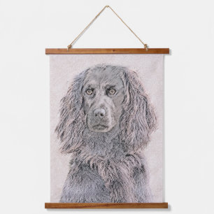 Boykin Spanischmalerei - Niedliche Original Dog Ar Wandteppich Mit Holzrahmen