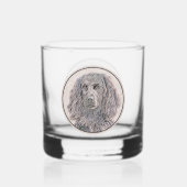 Boykin Spanischmalerei - Niedliche Original Dog Ar Whiskyglas (Rückseite)