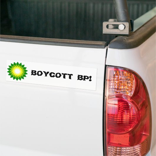 BOYKOTT BP! AUTOAUFKLEBER (Auf Lkw)