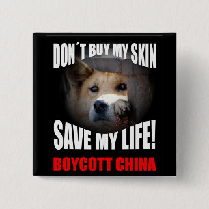 Boykott-China Button