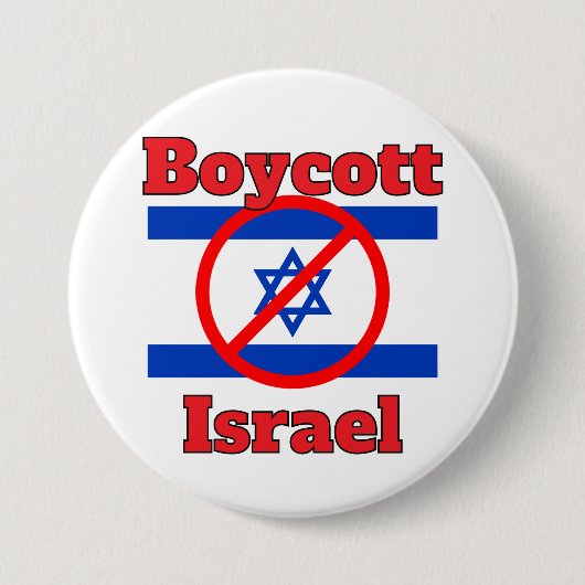 Boykott-Israel-Button Button (Vorderseite)