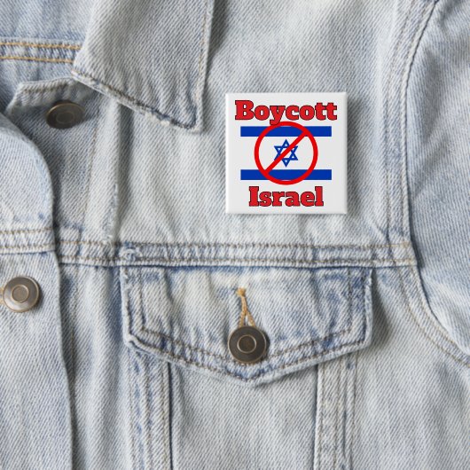 Boykott-Israel-Button Button (Beispiel)