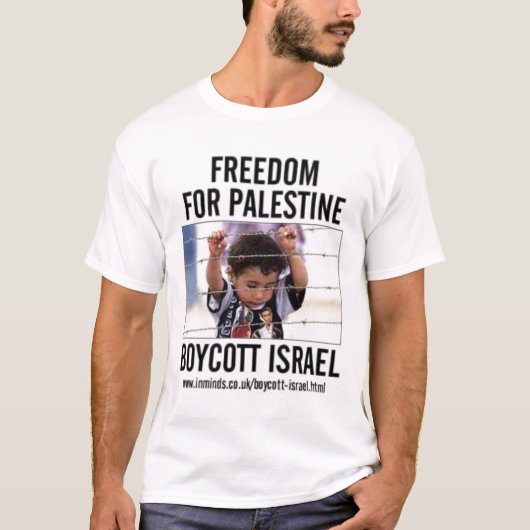 Boykott Israel T-Shirt (Vorderseite)