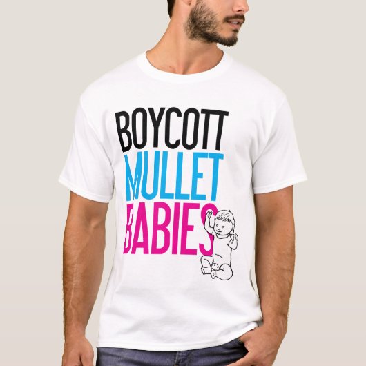 Boykott-Meeräschen-Babys (nur Weiß) T-Shirt (Vorderseite)