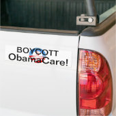 Boykott Obamacare! Autoaufkleber (Auf Lkw)