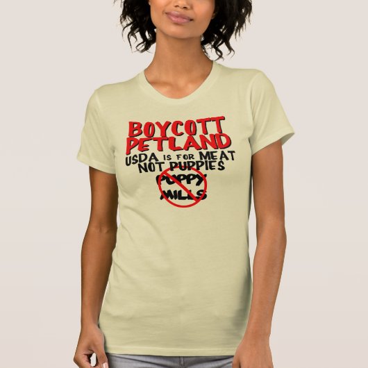 Boykott Petland T-Shirt (Vorderseite)