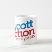 Boykott-Zugkraft-Tasse Kaffeetasse (Mittel)