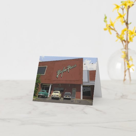 Boylan-Pearce Illlustration - Raleigh N.C. Karte (Gelbe Blume)